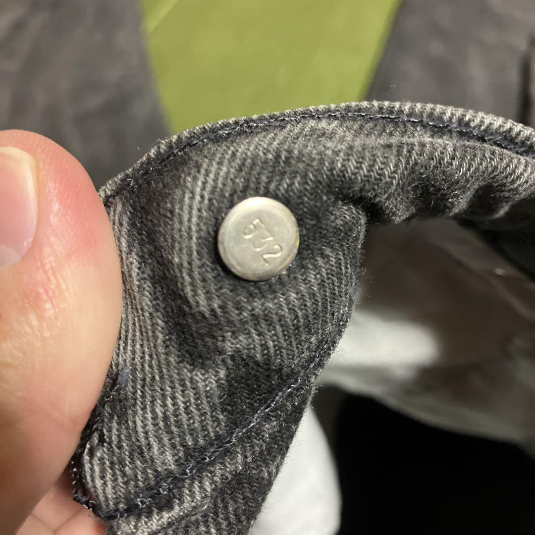 Levi’s USA デニム　ジーンズ　ブラック　552 W34 L32 532
