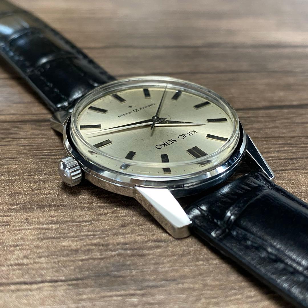 OH済み SEIKO KS KingSeiko 手巻き25石 諏訪精工舎 美品 OH済み SEIKO KS KingSeiko 手巻き25石 諏訪精工舎 美品