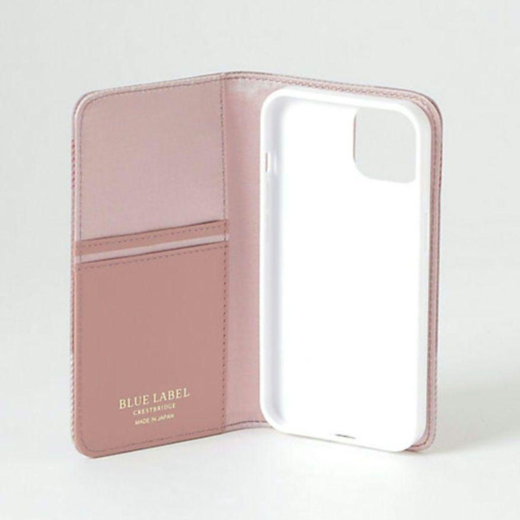 BLUE LABEL CRESTBRIDGE  iPhone用14手帳型 ケース BLUE LABEL CRESTBRIDGE - 【新品】ブルーレーベルクレスト
