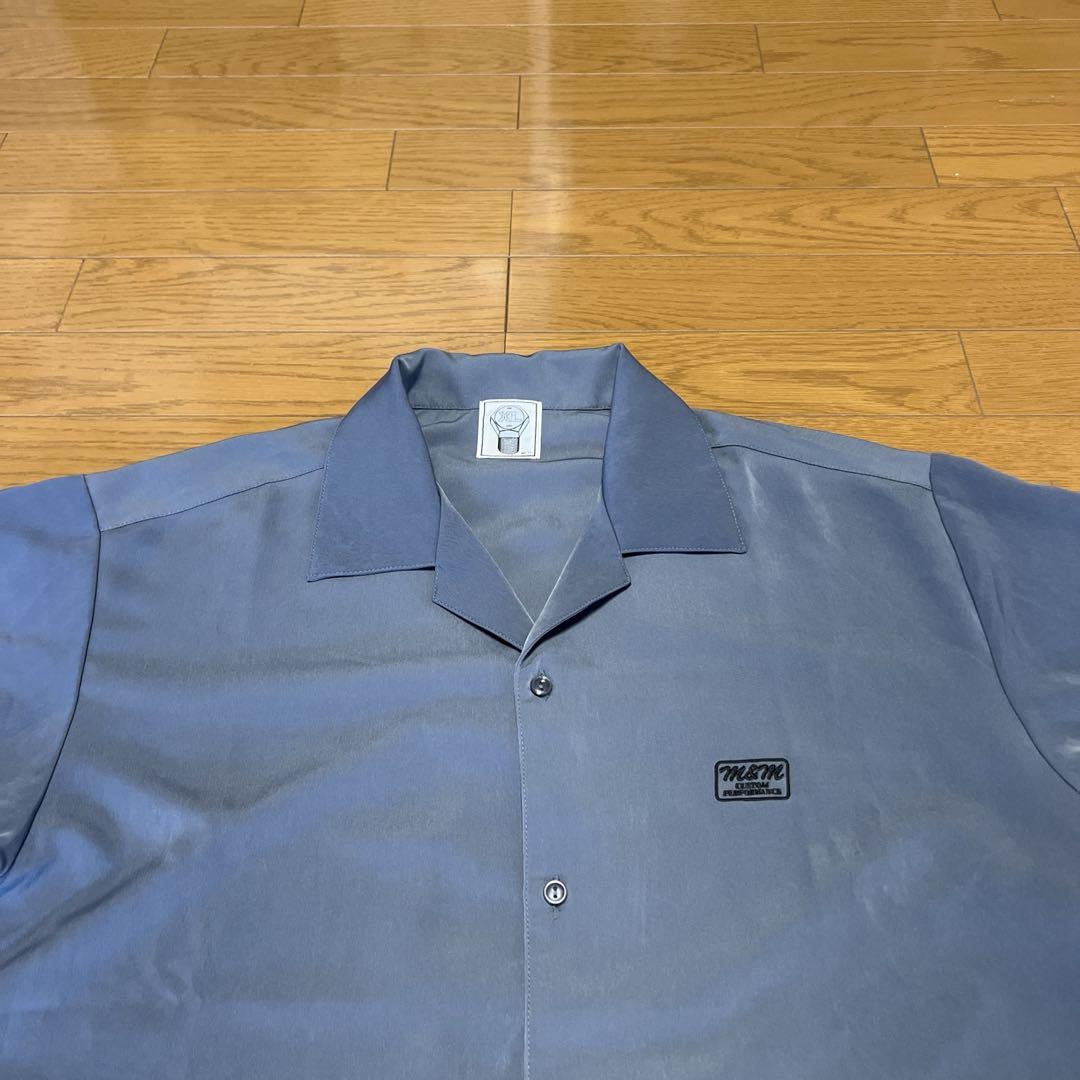 M&M CUSTOM PERFORMANCE ネイビー 半袖ワークシャツ M&M CUSTOM PERFORMANCE 「Short Sleeve Work Shirt」 T/C