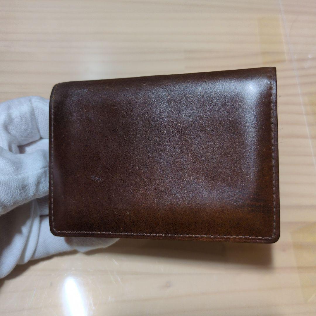 土屋鞄製造所 TSUCHIYA KABAN コードバン 名刺入れ ブラウン 土屋鞄製造所 TSUCHIYA KABAN コードバン 名刺入れ ブラウン