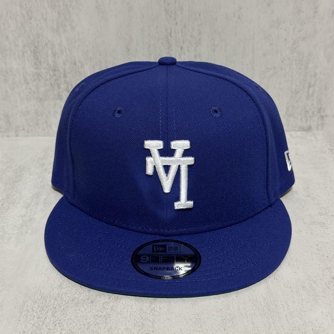 海外限定 NEWERA ドジャース キャップ 蓄光 逆ロゴ ブラック 7 3/8