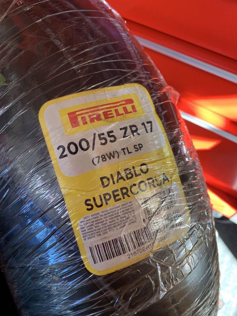 【新品•未使用】200ピレリスーパーコルサSP V2 画像3
