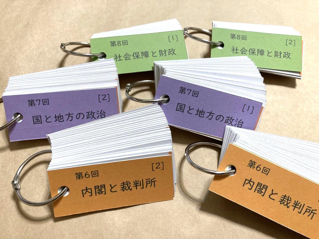 カット済【中学受験】社会 公民・国際[決定版] 暗記カード 予習シリーズ e