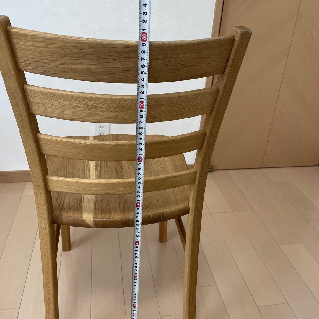 飛騨産業 椅子 木製 ダイニングチェア①リビング　キツツキマーク