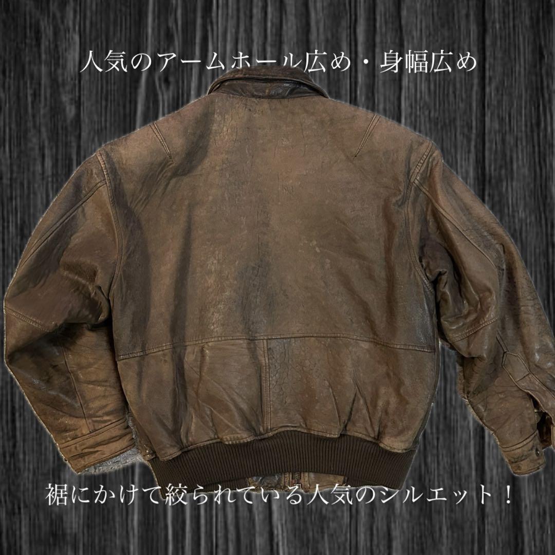 本革 レザージャケット 短丈シルエット VINTAGE