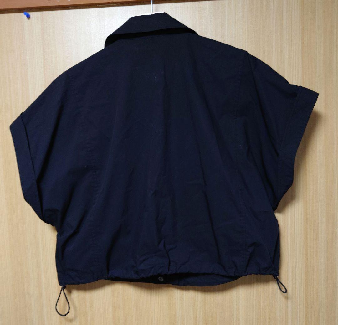 Theory luxe 24SS クロップド丈ジップアップシャツブルゾン40/L