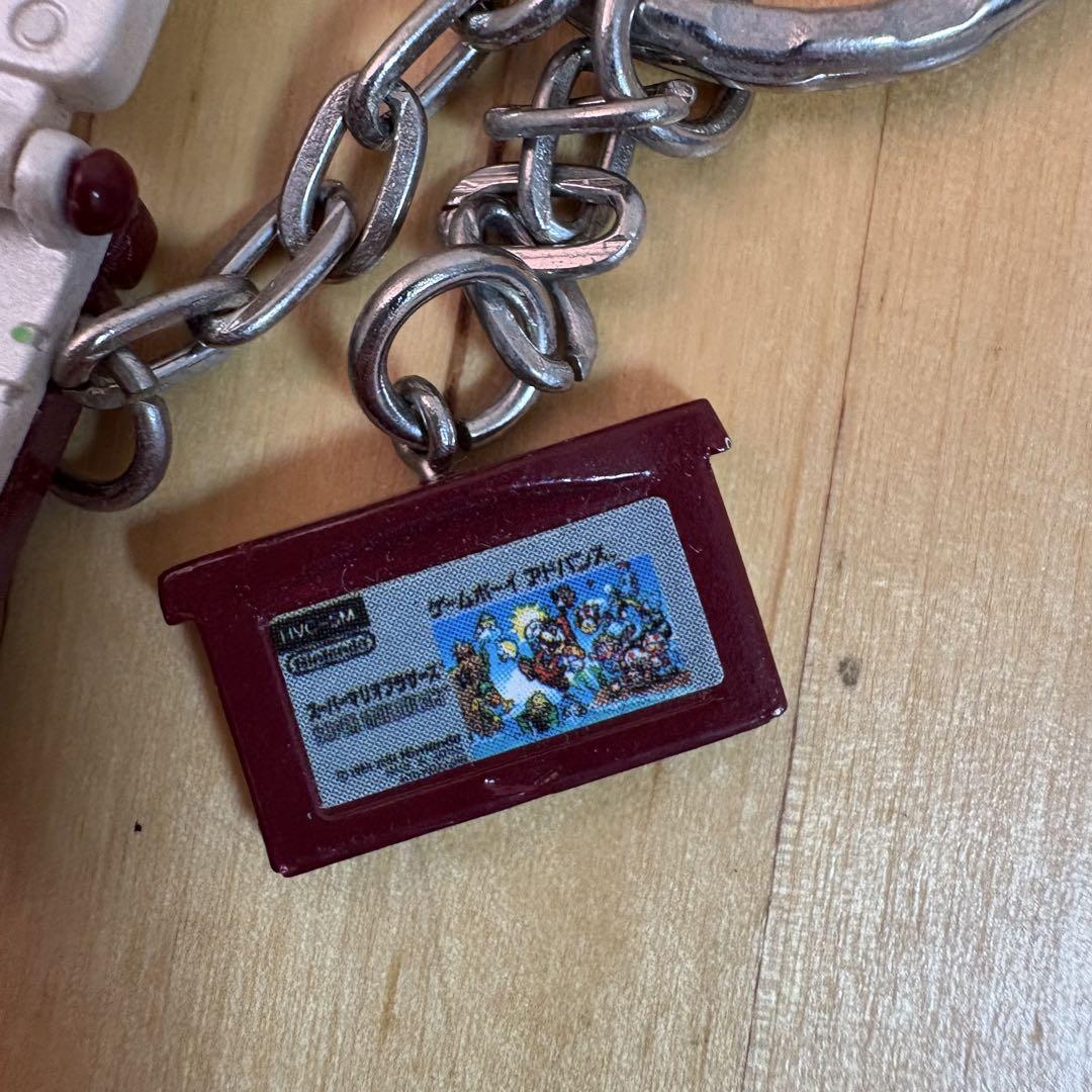 ファミコン GBA Wii 消しゴム ミニチュア キーホルダー ストラップ スーパーファミコン ストラップ ゲームボーイアドバンスSP