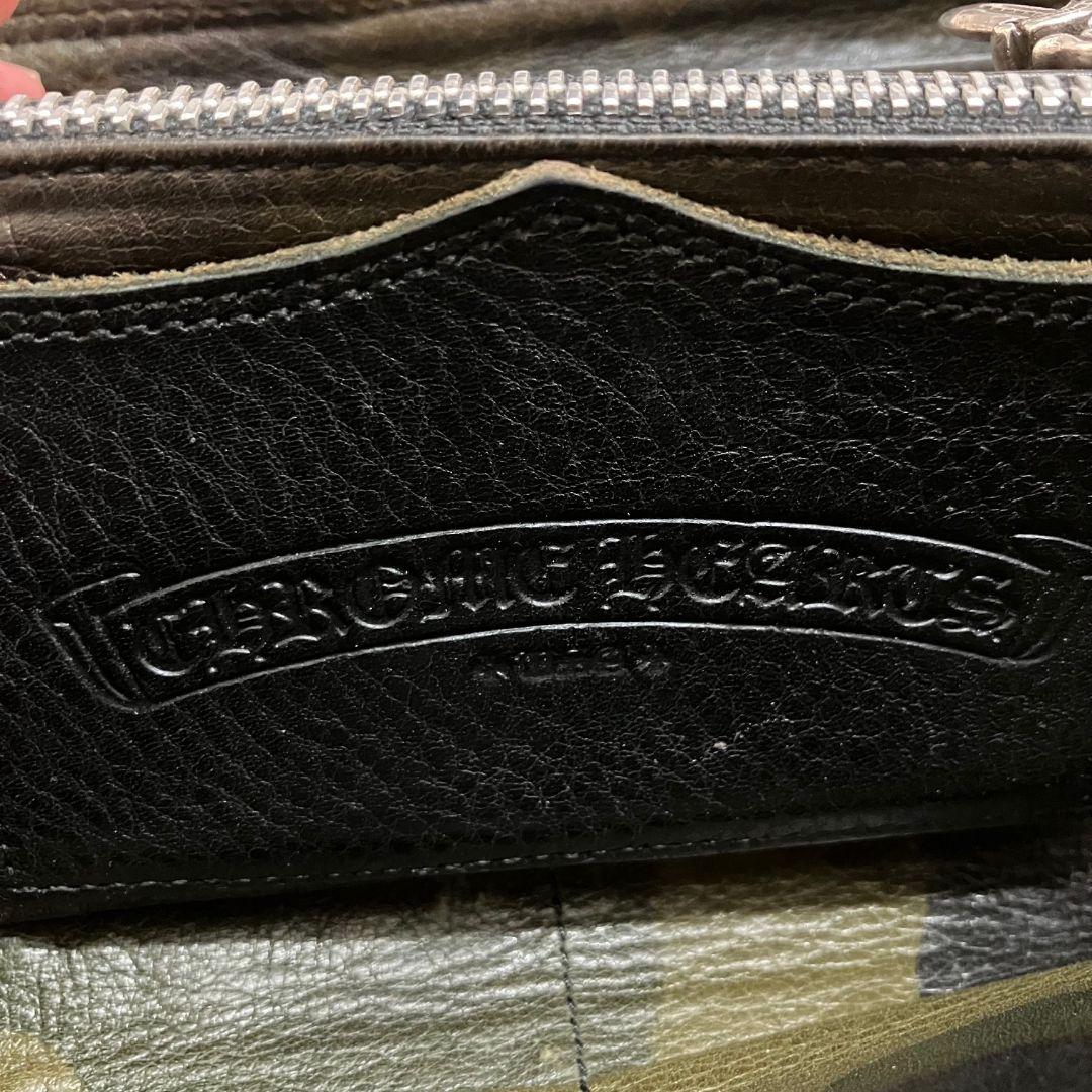 クロムハーツ　レア　カモフラージュ　長財布　ウォレット　3セメタリークロス