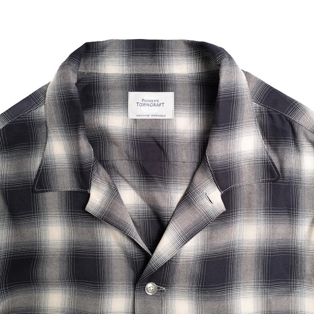 PENNEY'S TOWNCRAFT オンブレチェックシャツ タウンクラフト L PENNEY'S TOWNCRAFT オンブレチェックシャツ タウンクラフト L