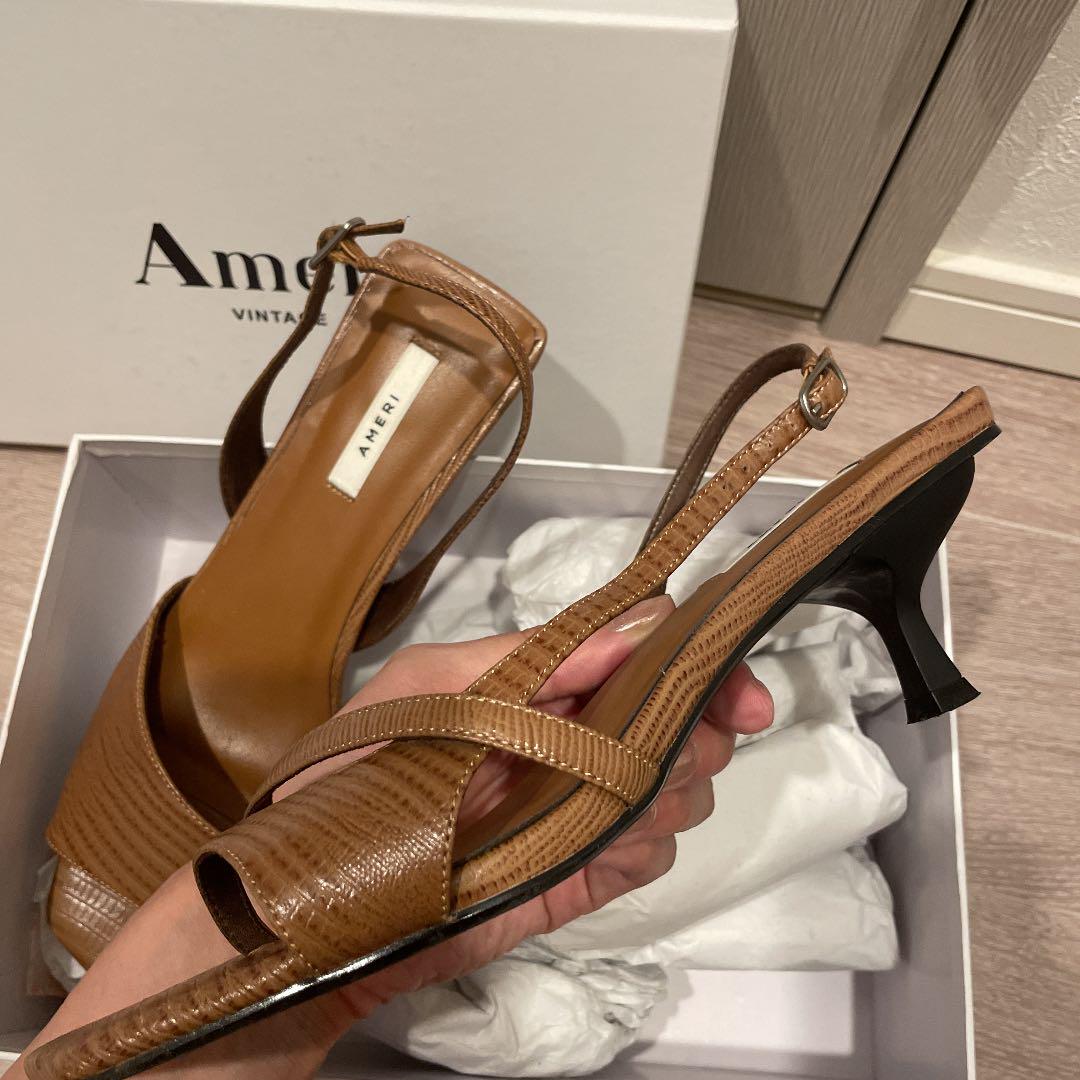 Ameri アシンメトリーサンダル EFSnq-m44955246588 VINTAGE 通販正規店