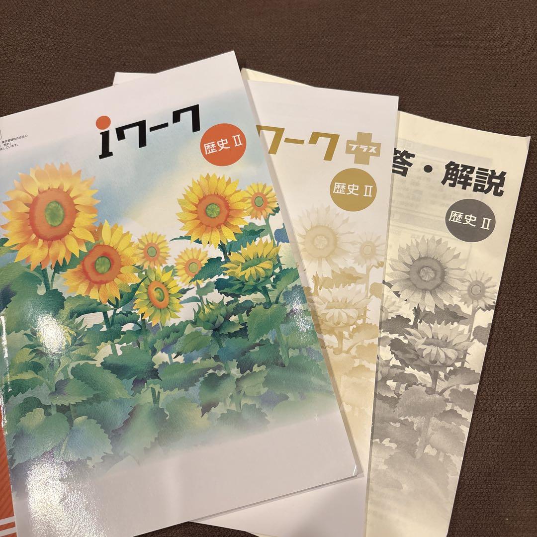 未使用 iワーク 地理 歴史 セット まとめ売り 2冊セット】iワーク 地理 歴史 中1年2年合本 新品 最新版