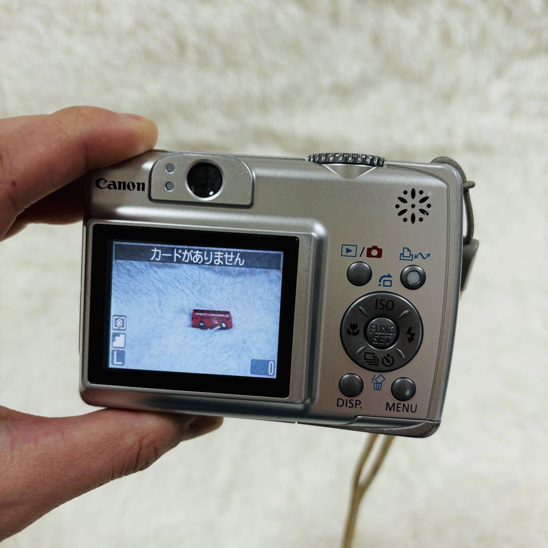 レトロ】Canon PowerShot シルバー 本体のみ 動作良好