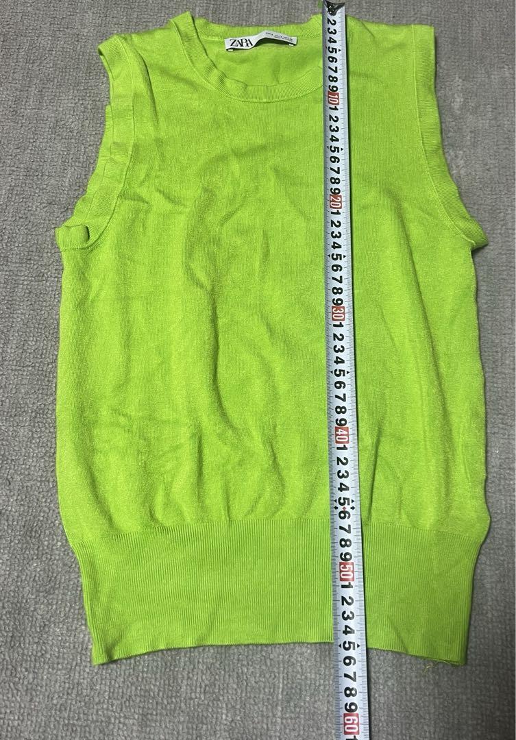 ZARA ニット タンクトップ - メルカリ