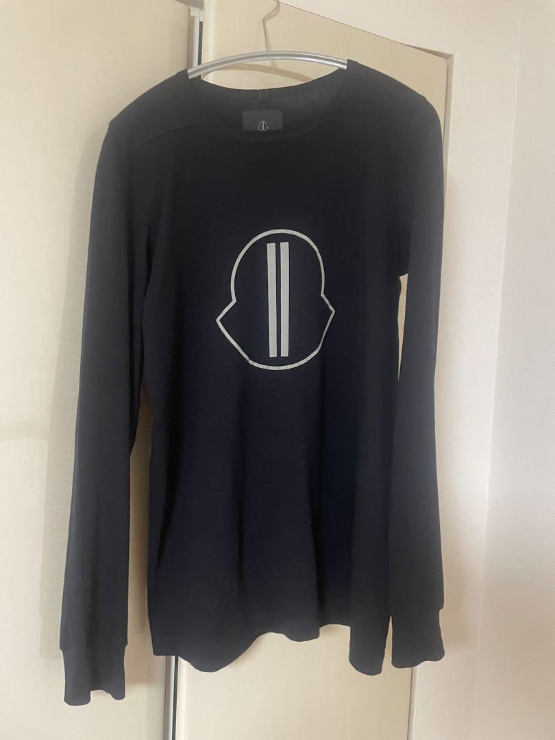 Rick owens ×moncler ロングスリーブtシャツ