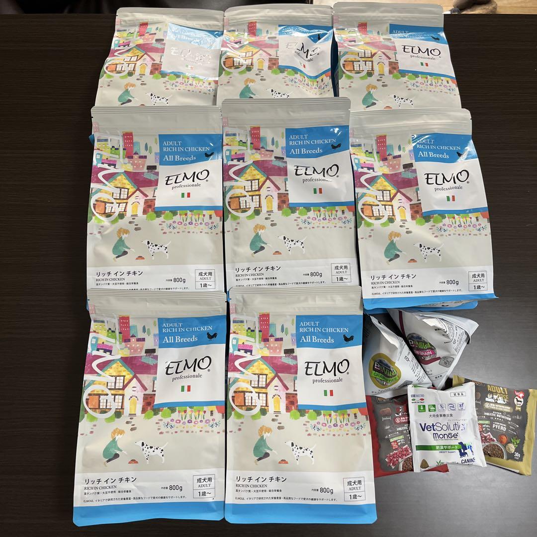 ELMO リッチインチキン成犬用 800g×8個