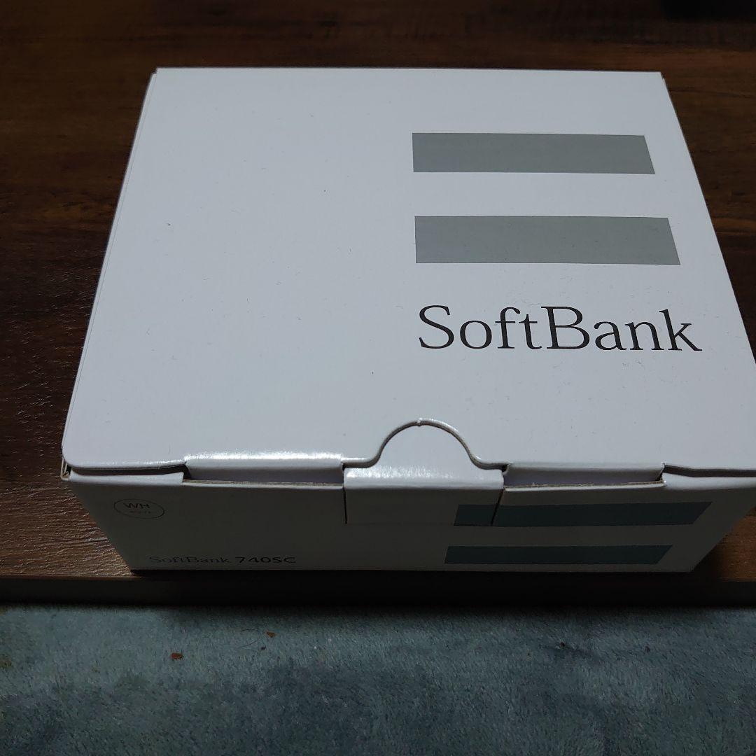 未使用 SoftBank ソフトバンク 740sc ガラケー ホワイト