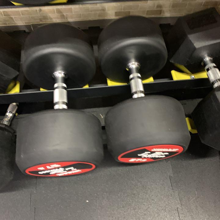 ラバーダンベル　　20kg 2個