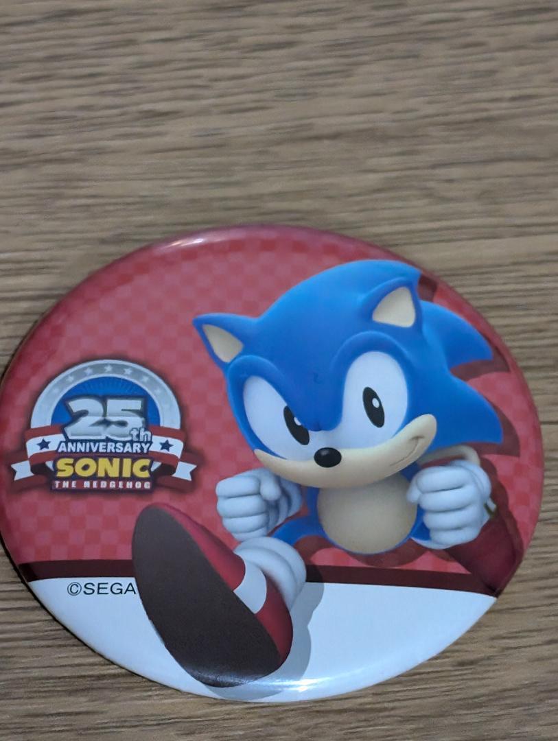 ソニック SEGA セガ 缶バッチ ジョイポリス ソニック・ザ・ヘッジホッグ 缶バッジ ジョイポリス