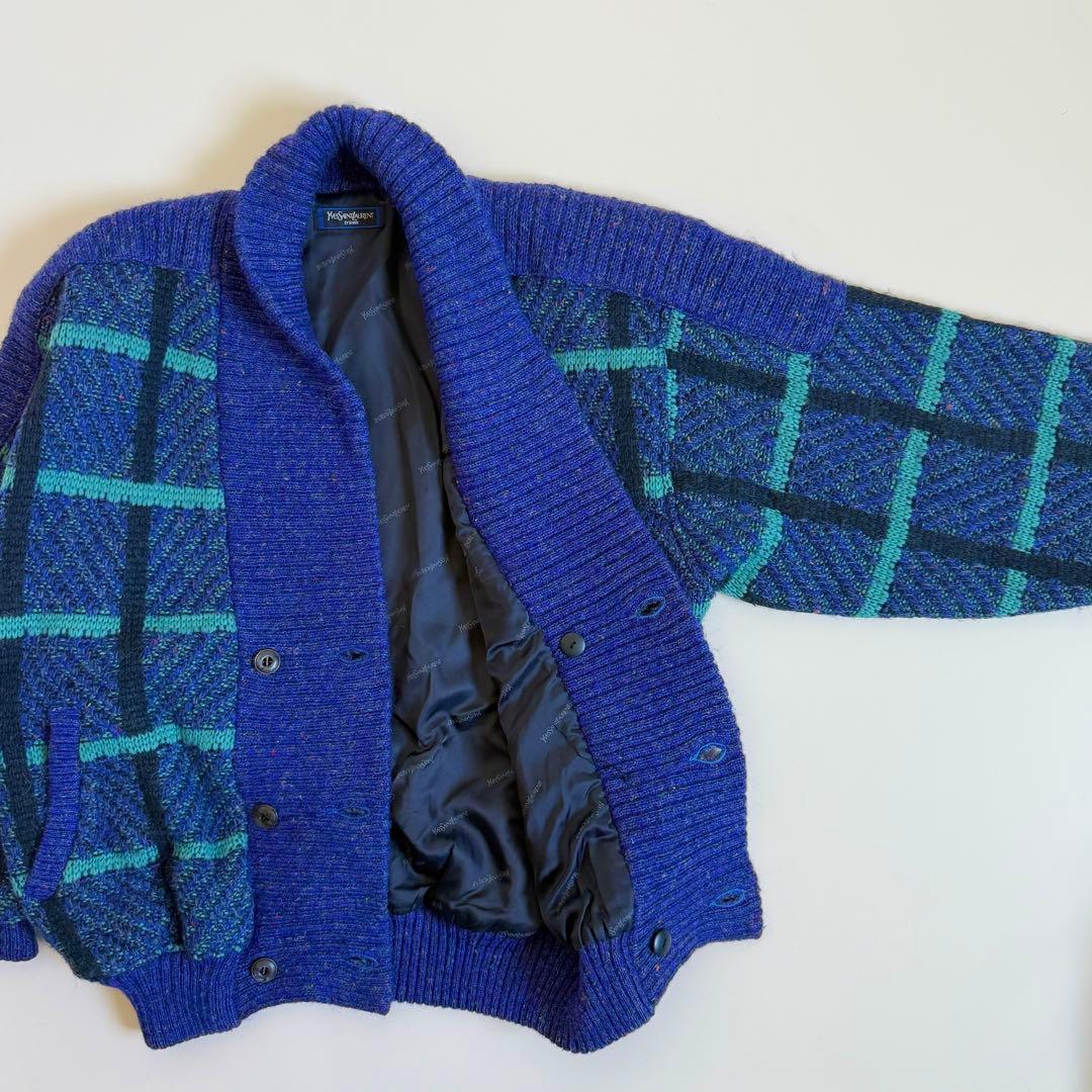 YVES SAINT LAURENT 1990s Knit BlousonM Yves Saint Laurent WWW_SHINETEETH_COM