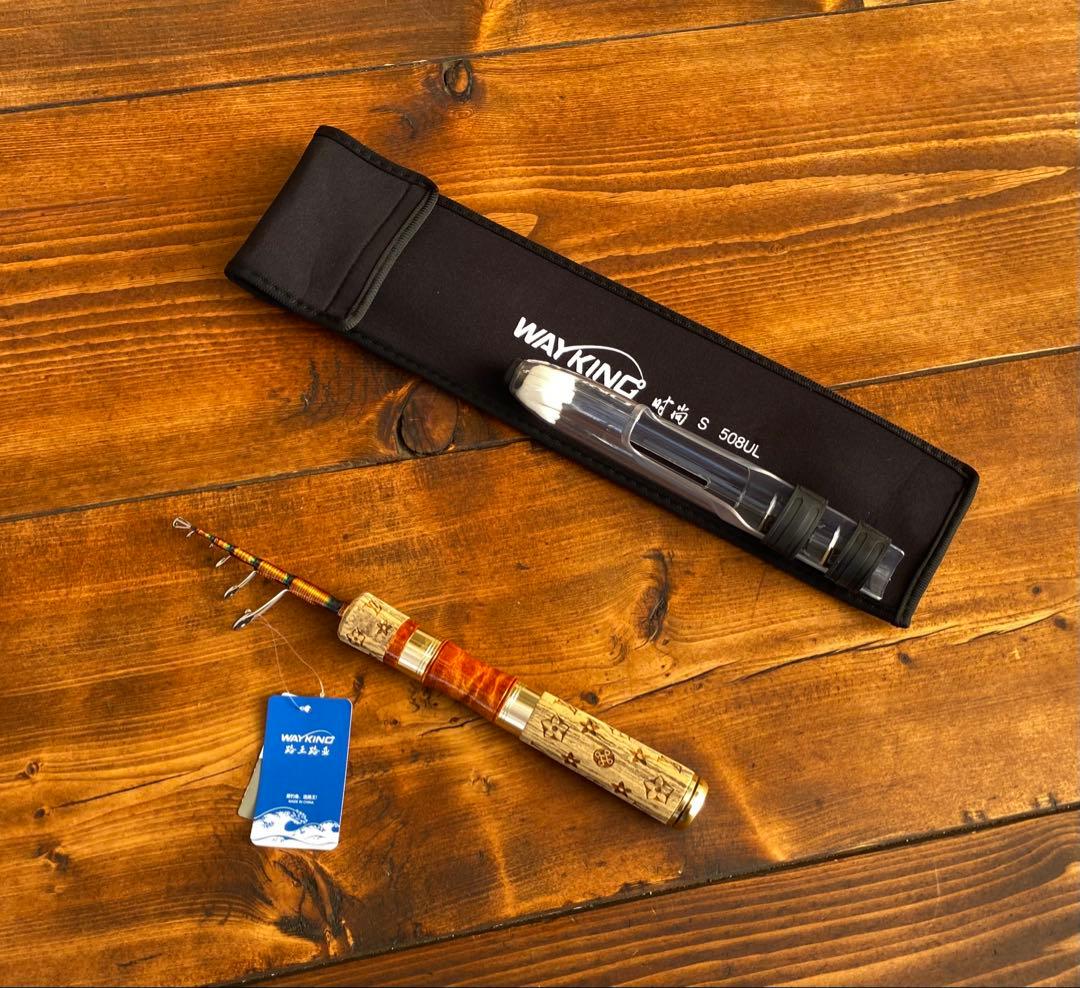 超軽量 カーボンロッド トラウトロッド S508UL Fujiガイド スピニング