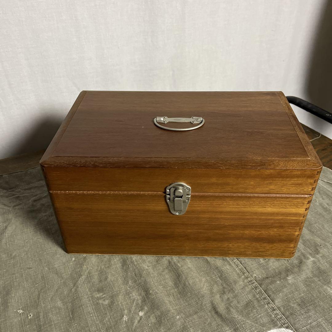 美品◾️倉敷意匠計画室 木製 救急箱 木箱 ウッドボックス 収納箱