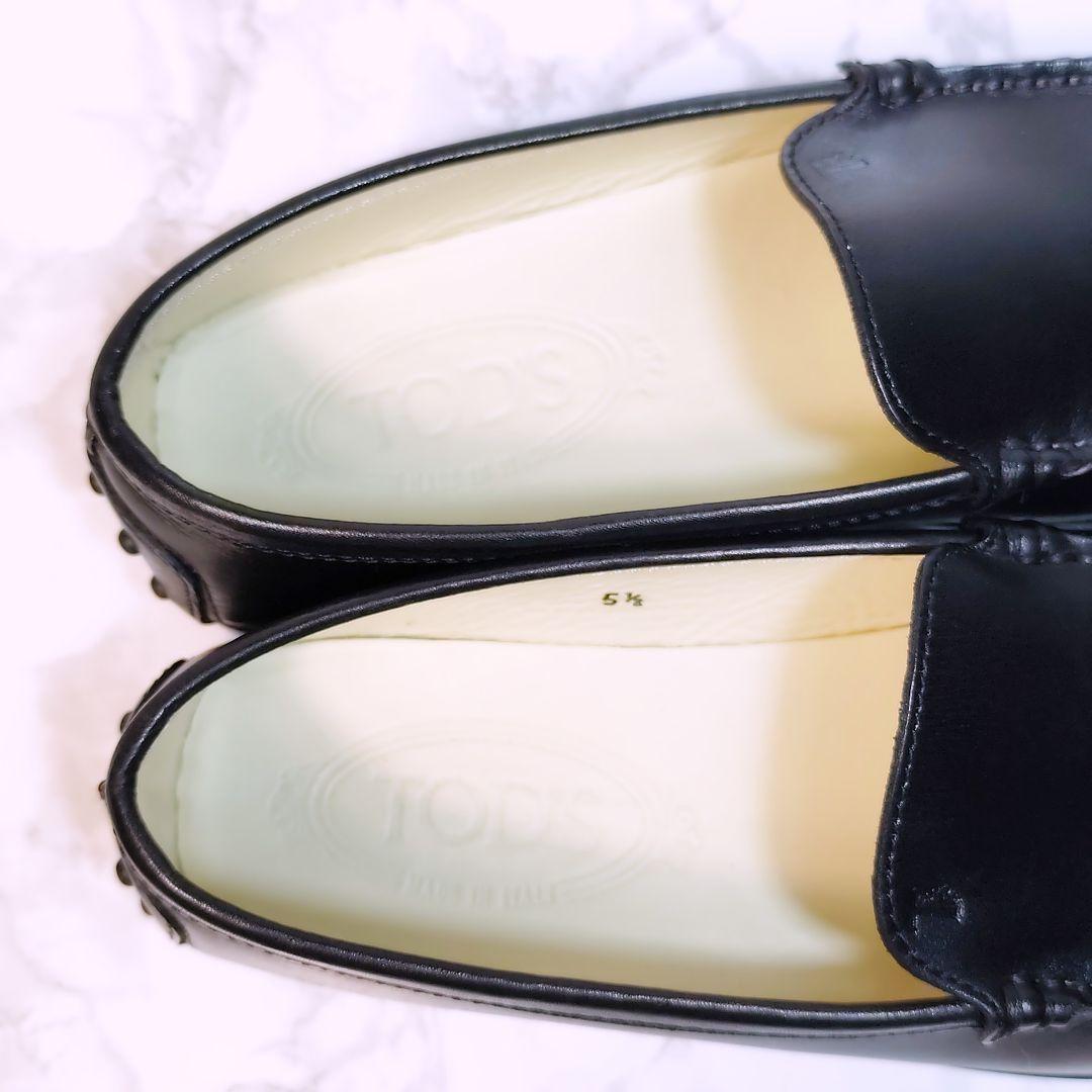 【美品】TOD'S トッズ ローファー ドライビングシューズ スクエアトゥ
