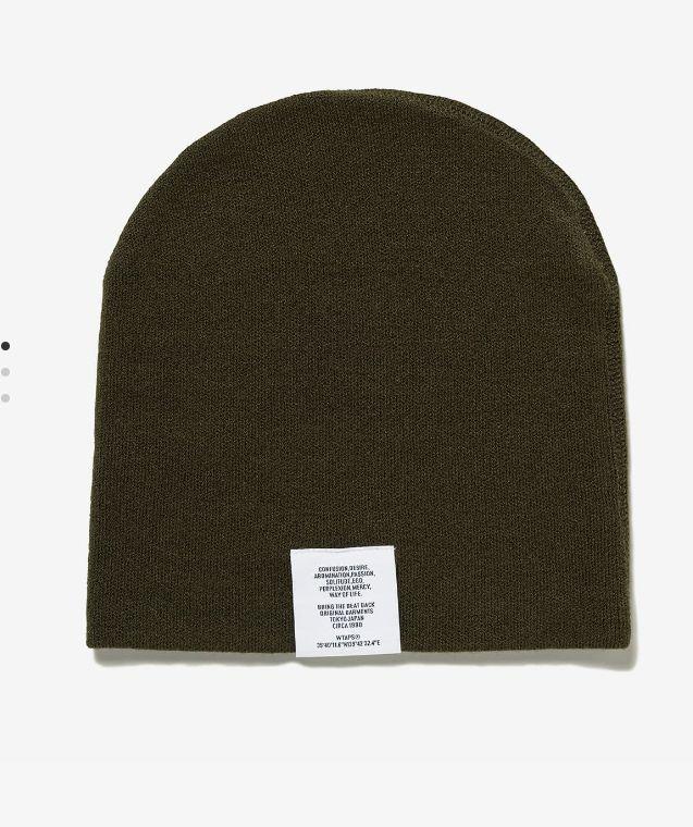 売り切り御免！】 WTAPS /BEANIE / ACRYLIC ビーニーキャップオリーブ