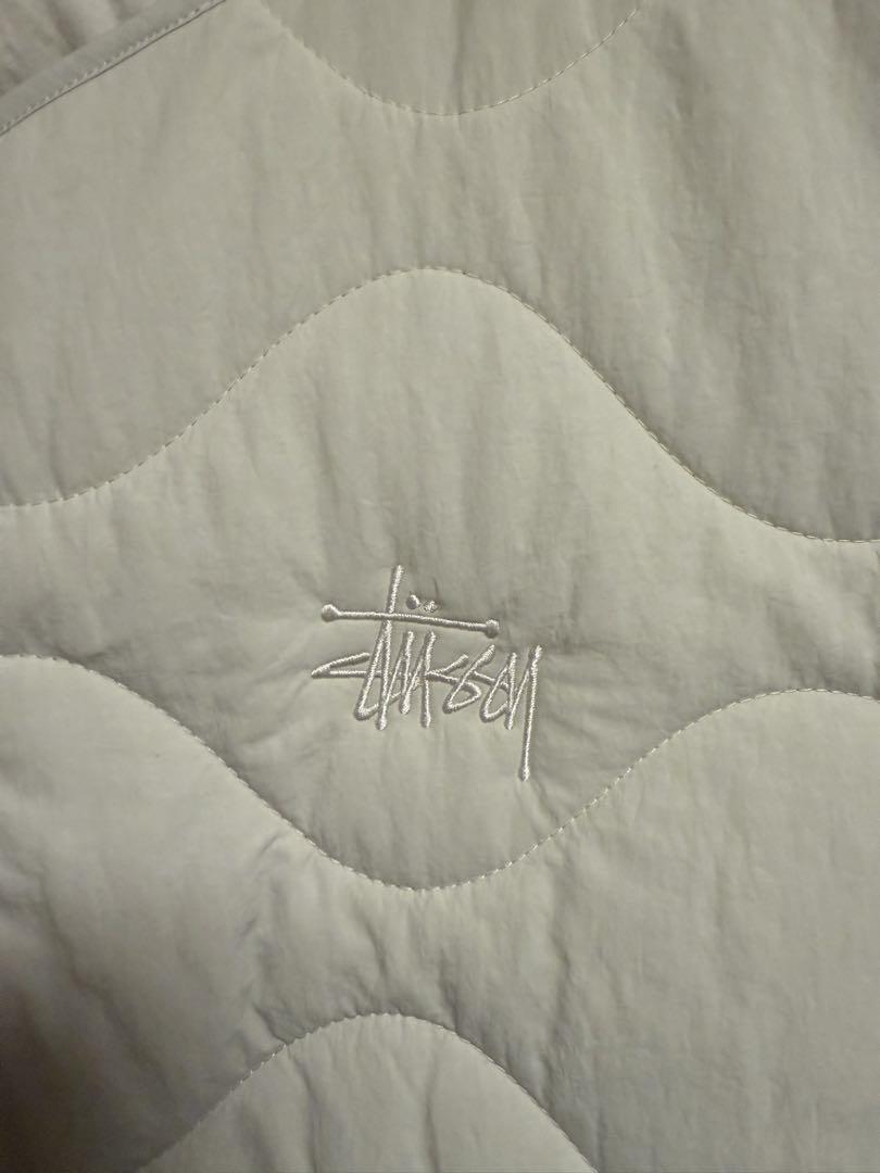 stussy ステューシー ベスト キルティング ホワイト