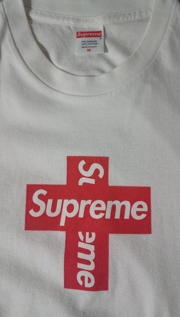 【5$】 Supreme  クロスボックスロゴTシャツ