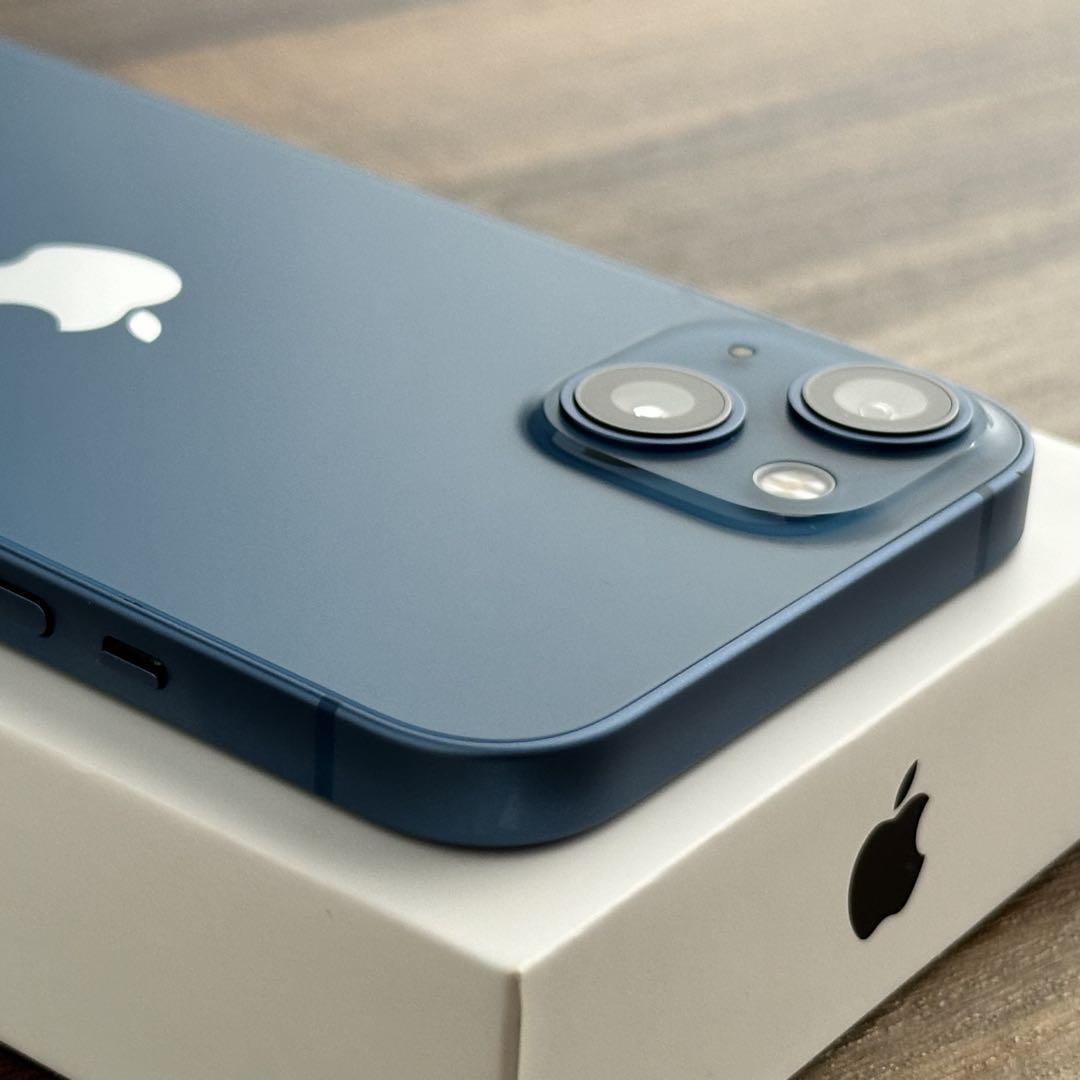 【上美品☆】iPhone13 本体 Blue 128GB SIMフリー