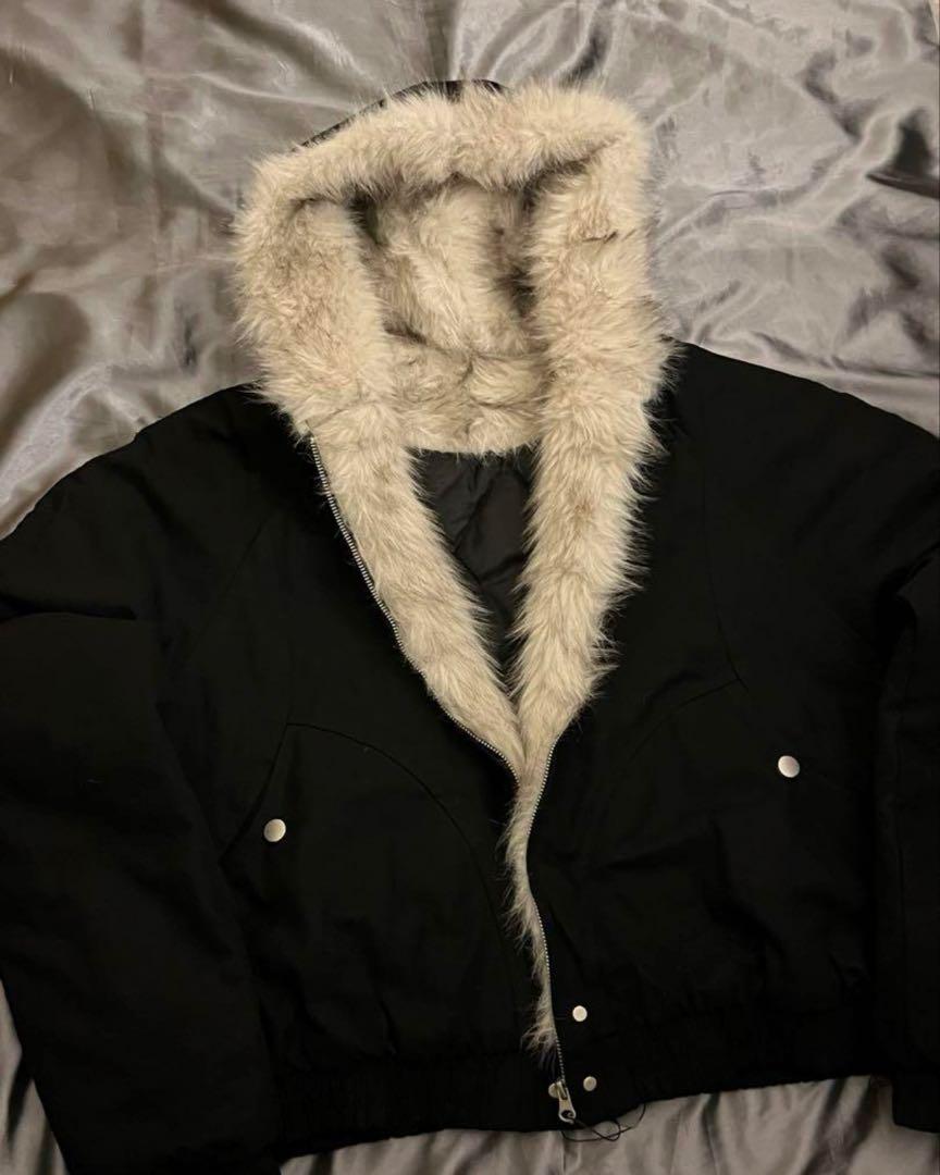 Archive 黒 ファー foodie jacket opium y2k