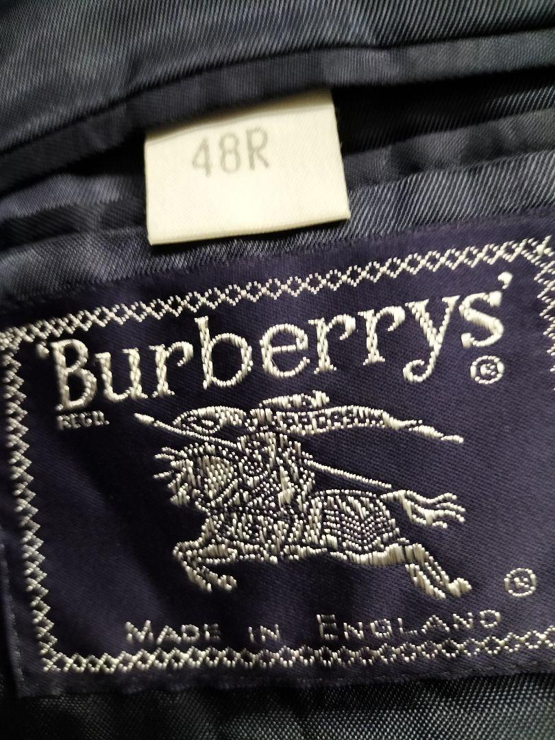 美品　BURBERRYSバーバリーテーラード　ダブル　紺ブレザー　金ボタン