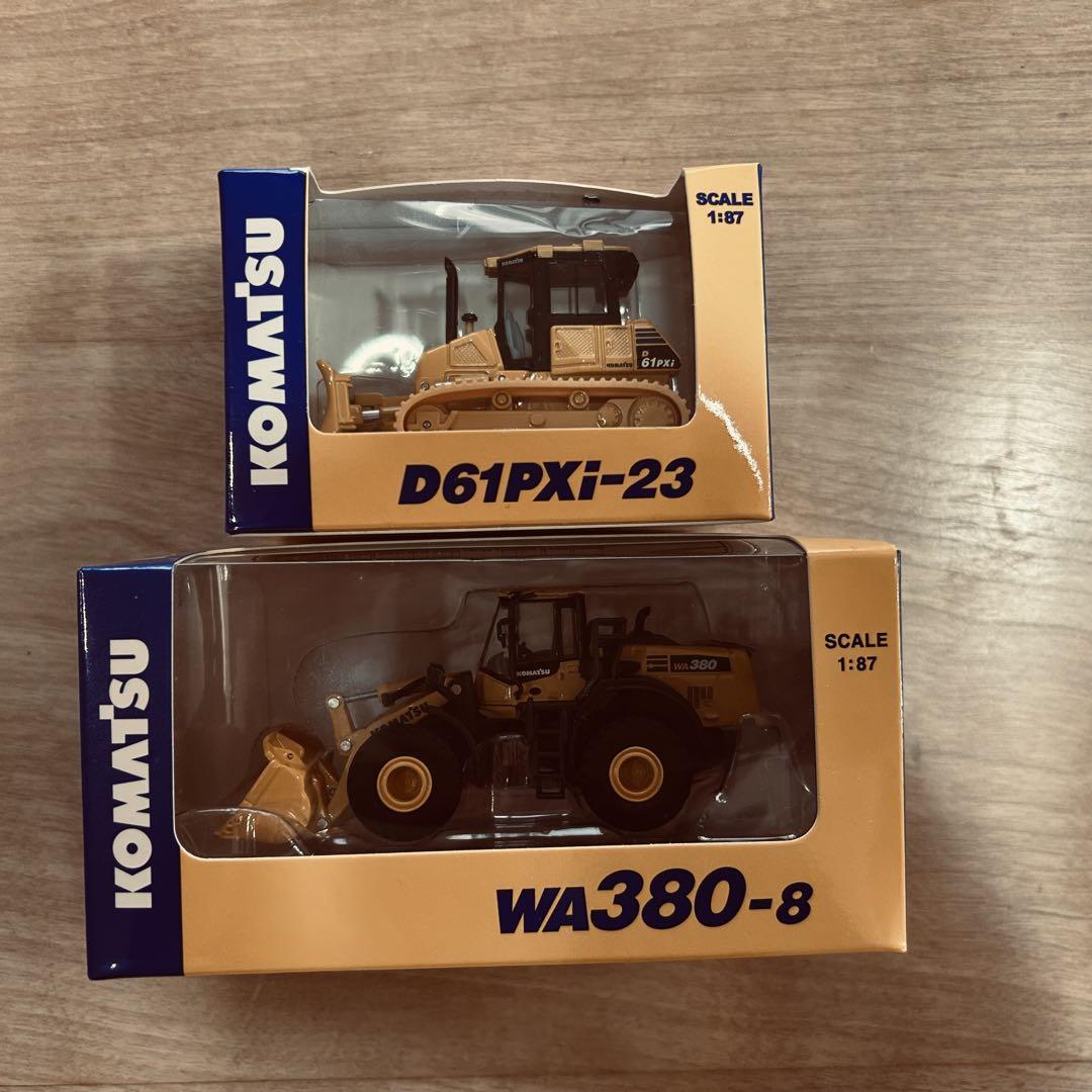 Komatsu D61PXi-23 & WA380-8 ミニカーセット