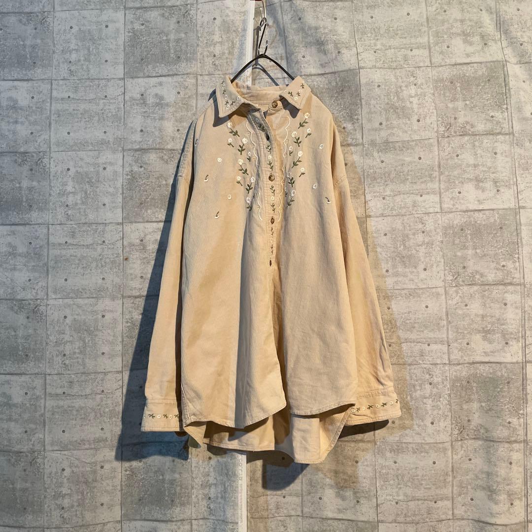 90s C.V.T. コーデュロイステッチシャツ 11R SIZE VINTAGE