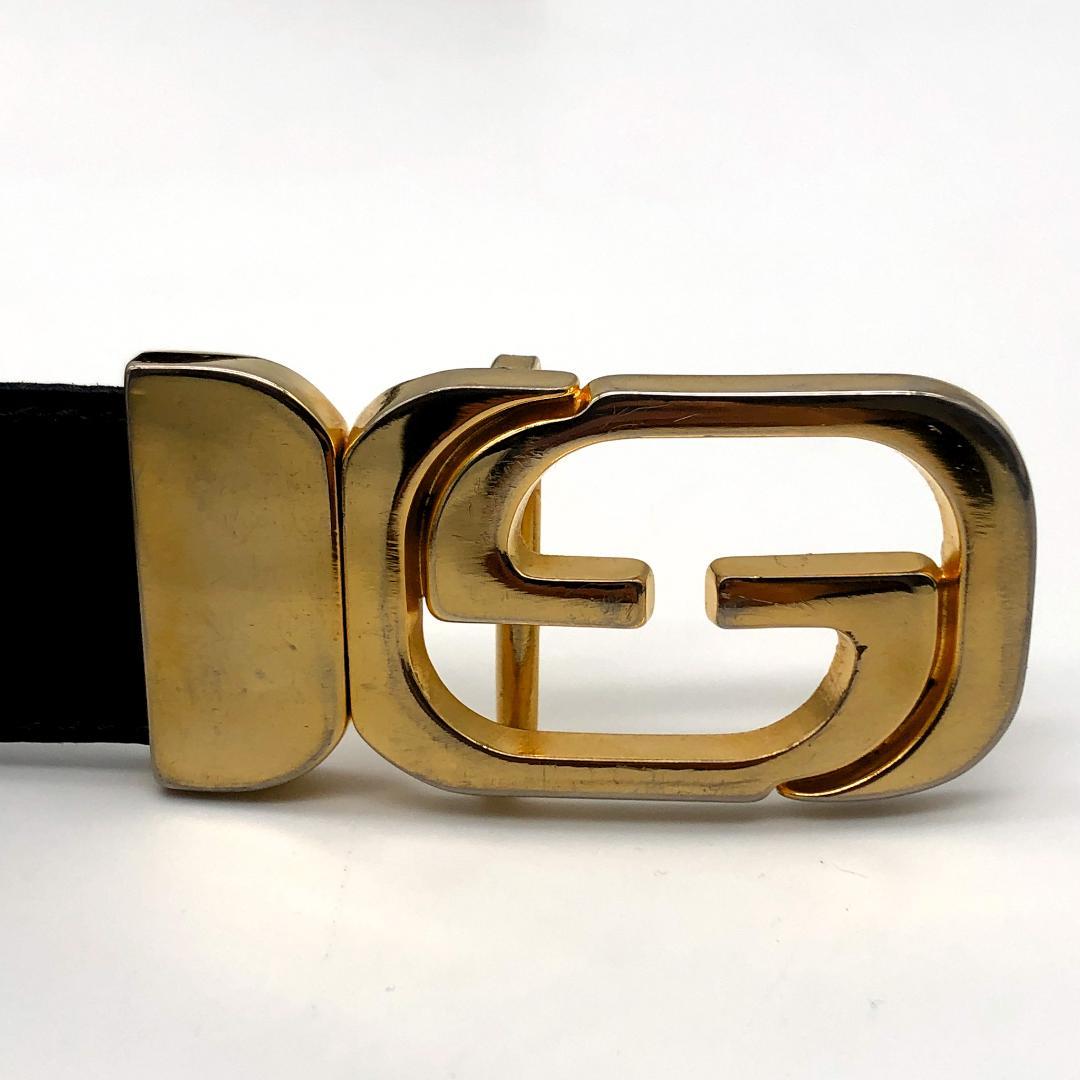GUCCI グッチ リバーシブル ベルト ゴールド ブラック ブラウン