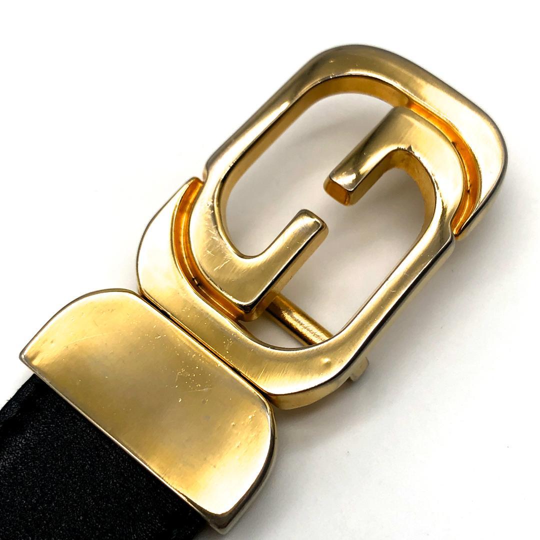 GUCCI グッチ リバーシブル ベルト ゴールド ブラック ブラウン