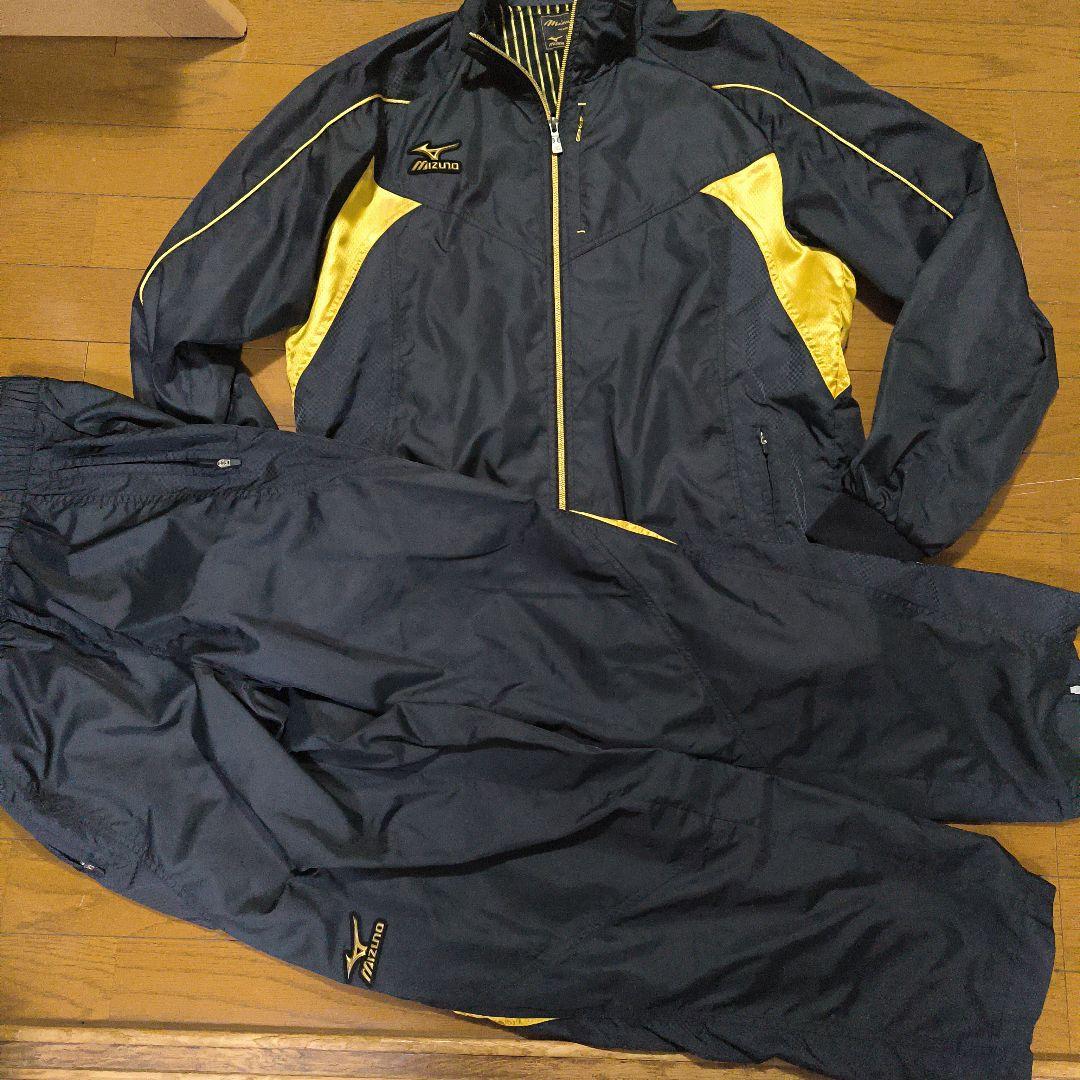 美品　Mizuno プロ　ウィンドブレーカー　上下　セットアップ　立体ロゴ