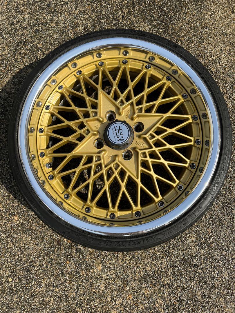 SSR フォーミュラメッシュ ゴールド 16インチ タイヤセット 4本