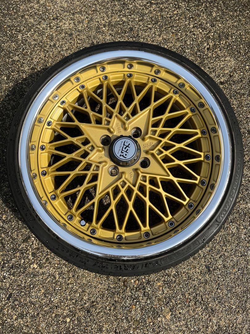 SSR フォーミュラメッシュ ゴールド 16インチ タイヤセット 4本