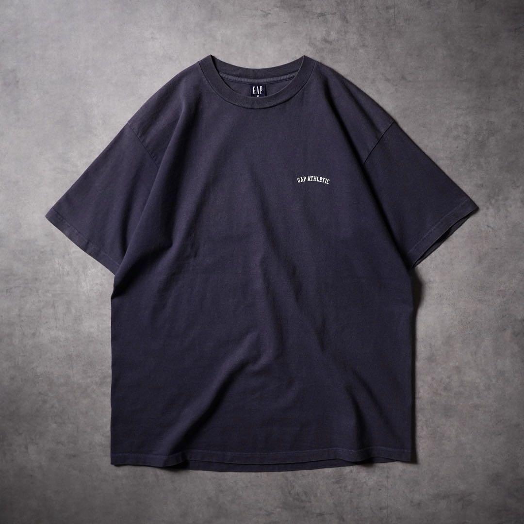 90s OLD GAP USA製 ロゴプリントTシャツ フェード