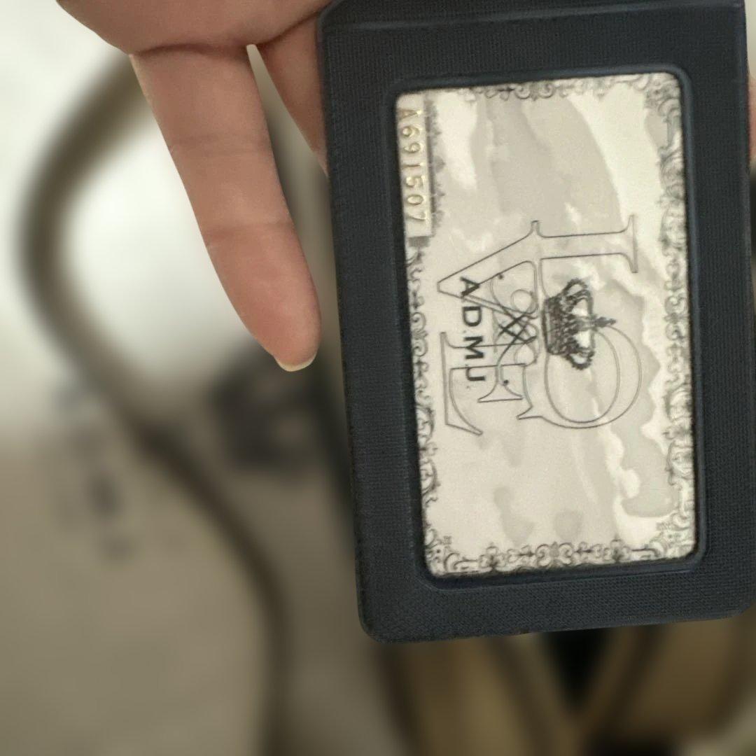 極美品ADMJ牛革シュリンク型押しクチュールクリスタルクロスボディバック