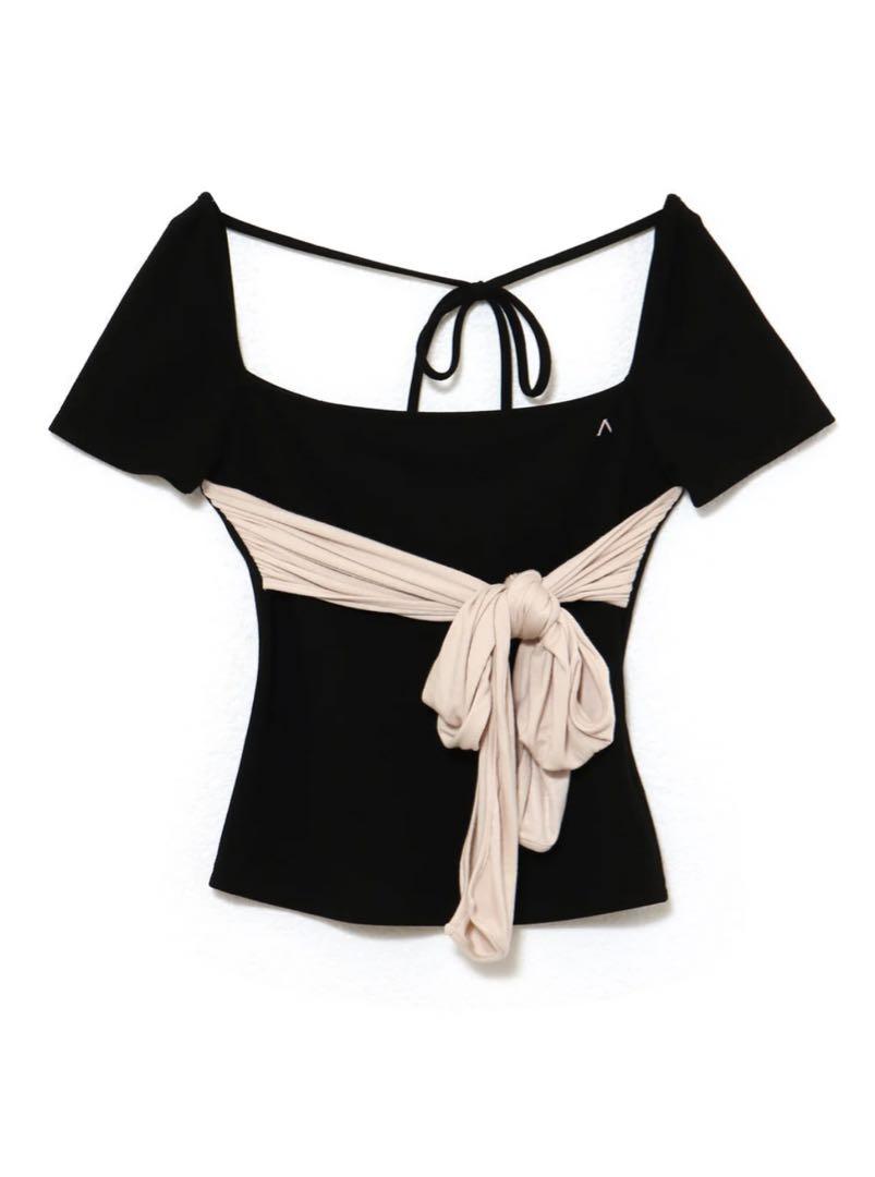 店舗購入　正規品　andmary Nancy ribbon tops