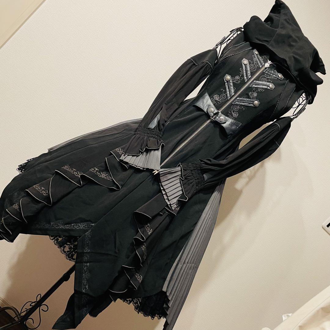 ozz oneste 新品タグ付き 薔薇刺繍猫耳ワンピース