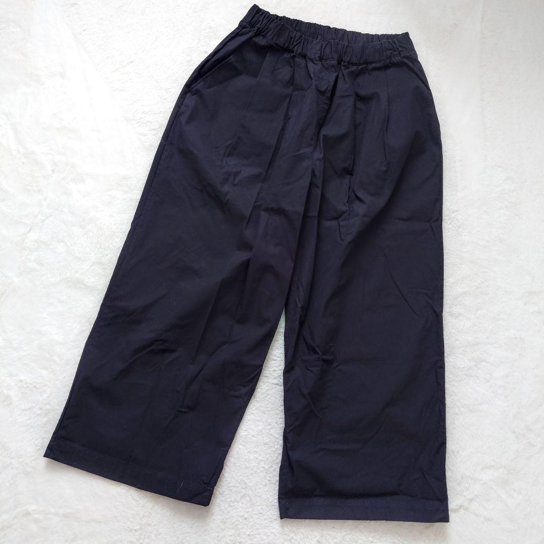 美品 have a good day ワイドパンツ ブラック タック M相当