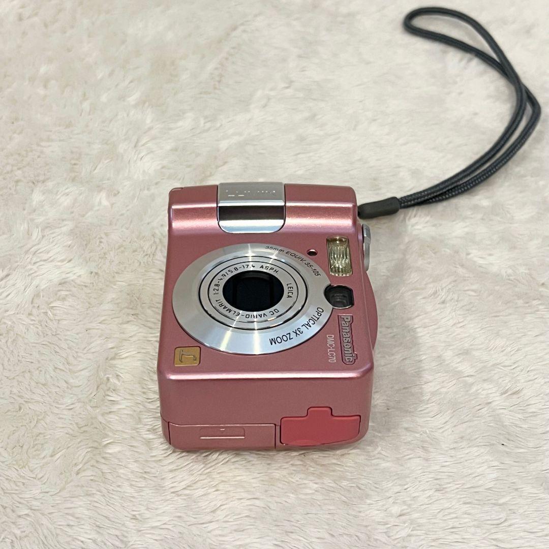✨美品✨Panasonic LUMIX DMC-LC70 ピンク 単3電池