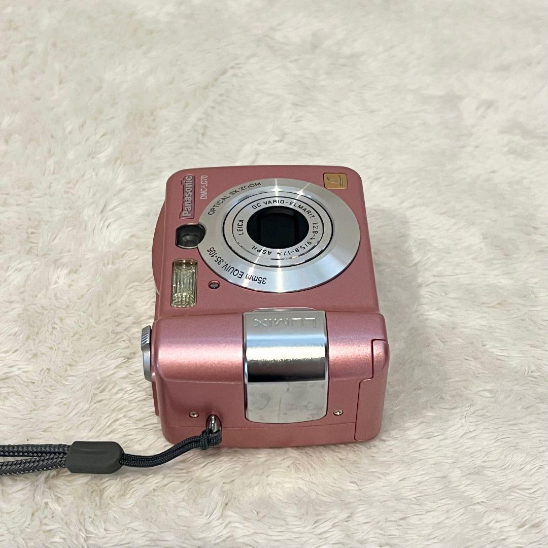 ✨美品✨Panasonic LUMIX DMC-LC70 ピンク 単3電池