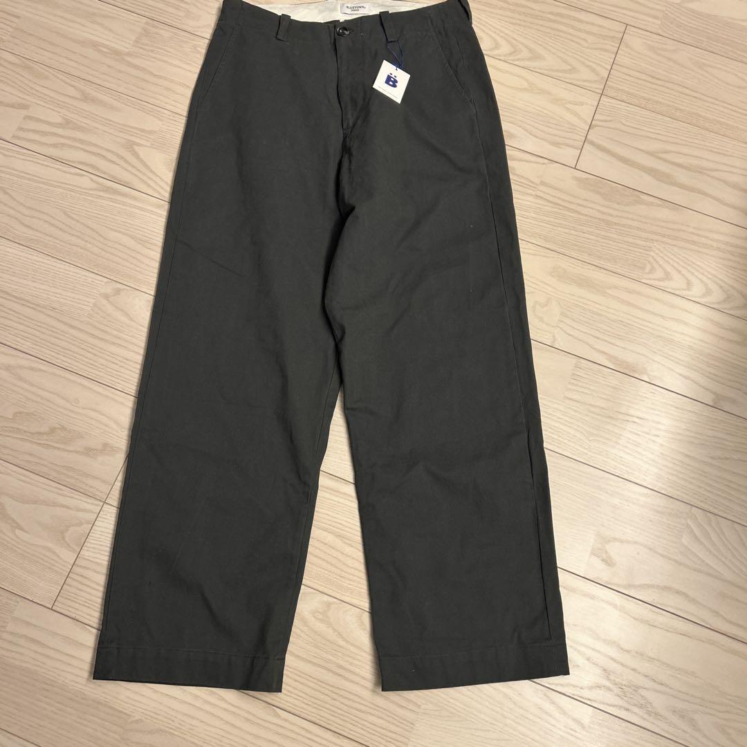 新品　BLUETOWN BASIC CHINO PANTS タグ付　グレー　L
