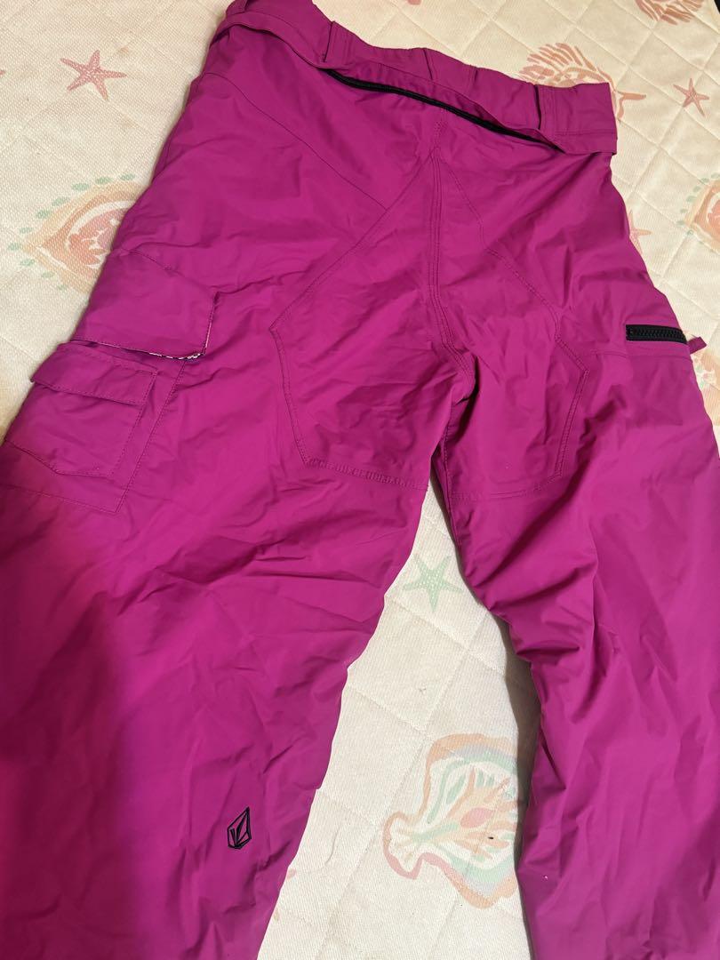 超可爱 スノーボードパンツ VOLCOM XL/TG スキーウェア ユース ピンク スノーボード