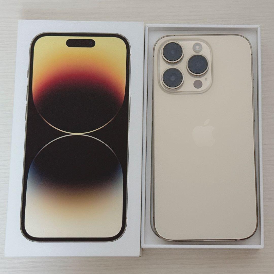 即発送】iPhone 14 Pro 256GB ゴールド 美品 SIMフリー◎ - メルカリ